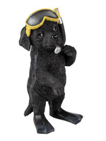 Clayre & Eef Decoratie hond 11*11*23 cm 6PR3374