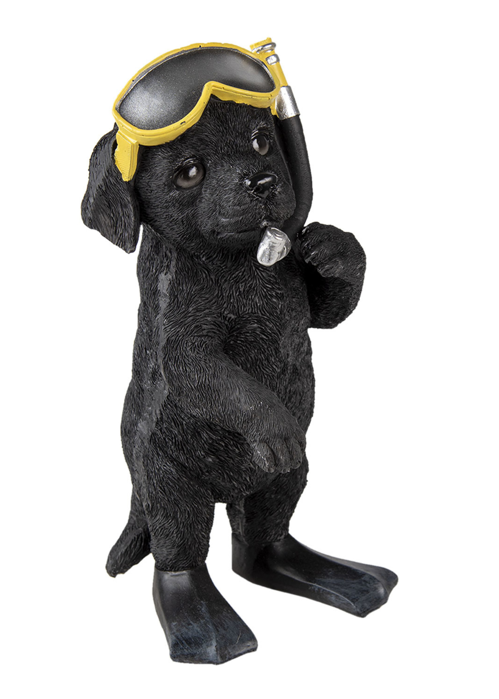 Clayre & Eef Decoratie hond 11*11*23 cm 6PR3374