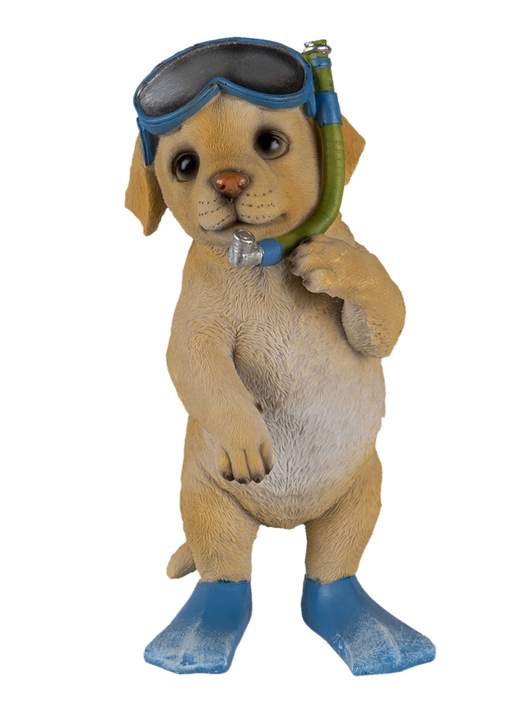Clayre & Eef Decoratie hond 11*11*23 cm 6PR3375