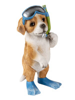 Clayre & Eef Decoratie hond 11*11*23 cm 6PR3376