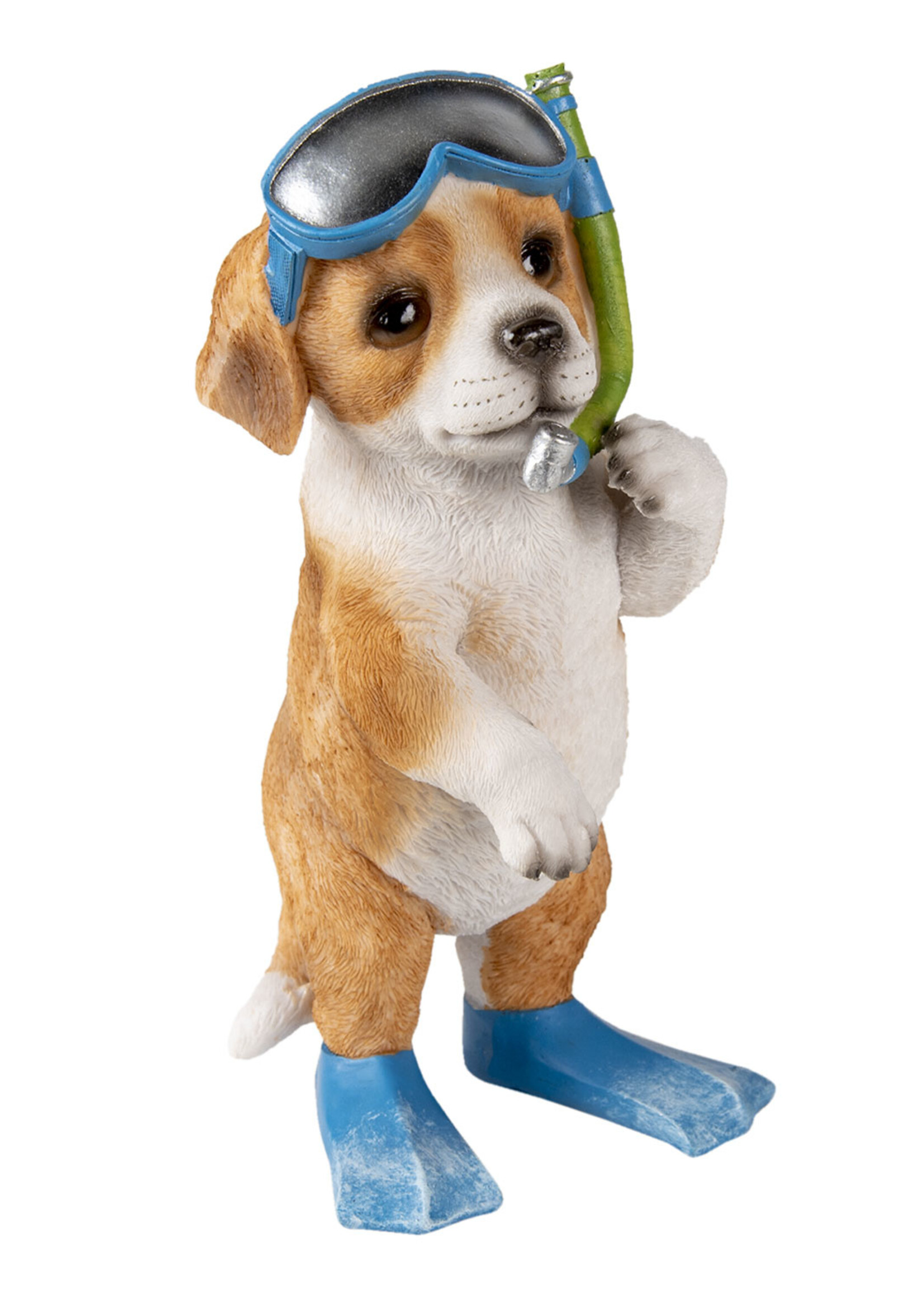 Clayre & Eef Décoration chien 11*11*23 cm 6PR3376