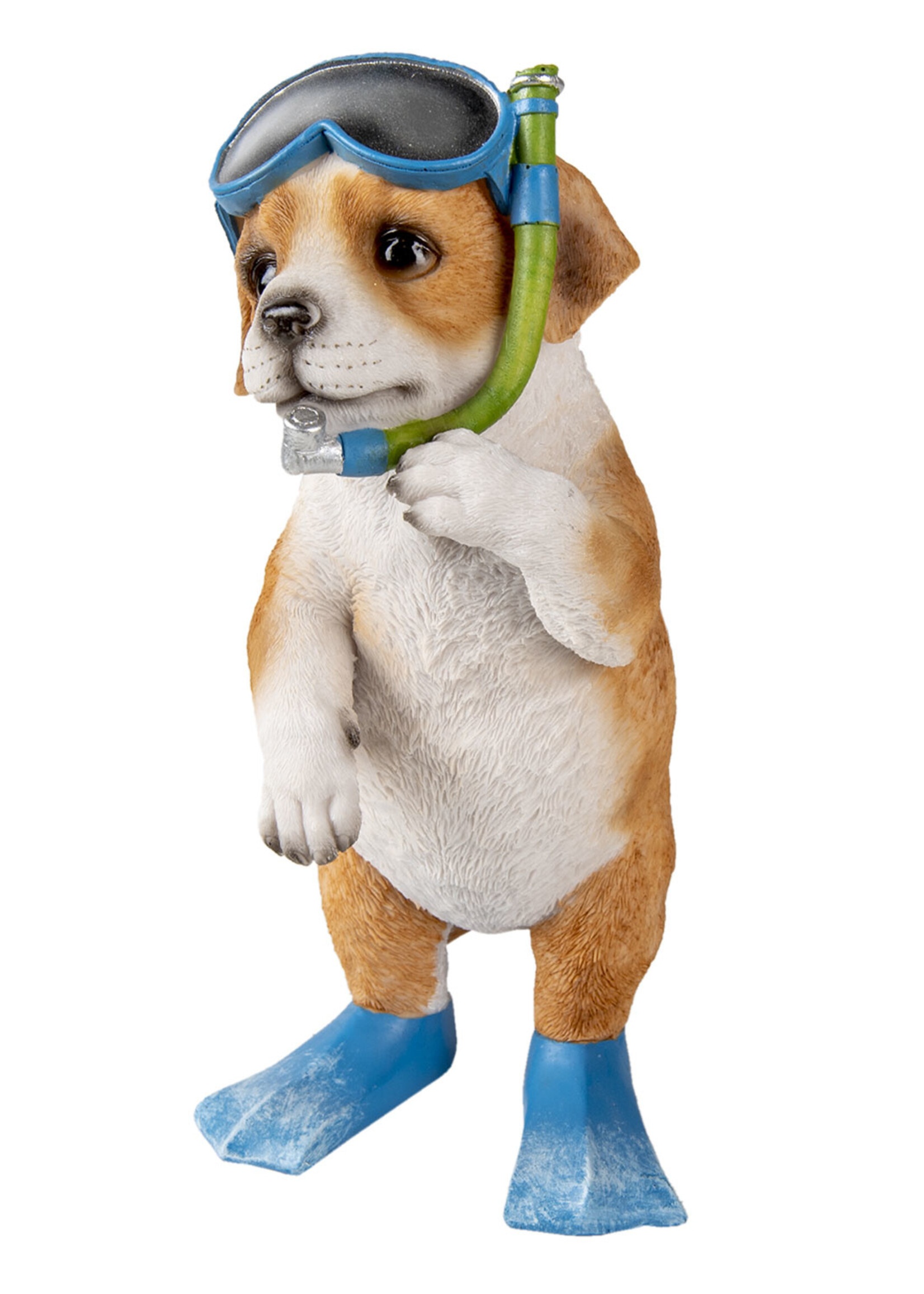 Clayre & Eef Decoratie hond 11*11*23 cm 6PR3376