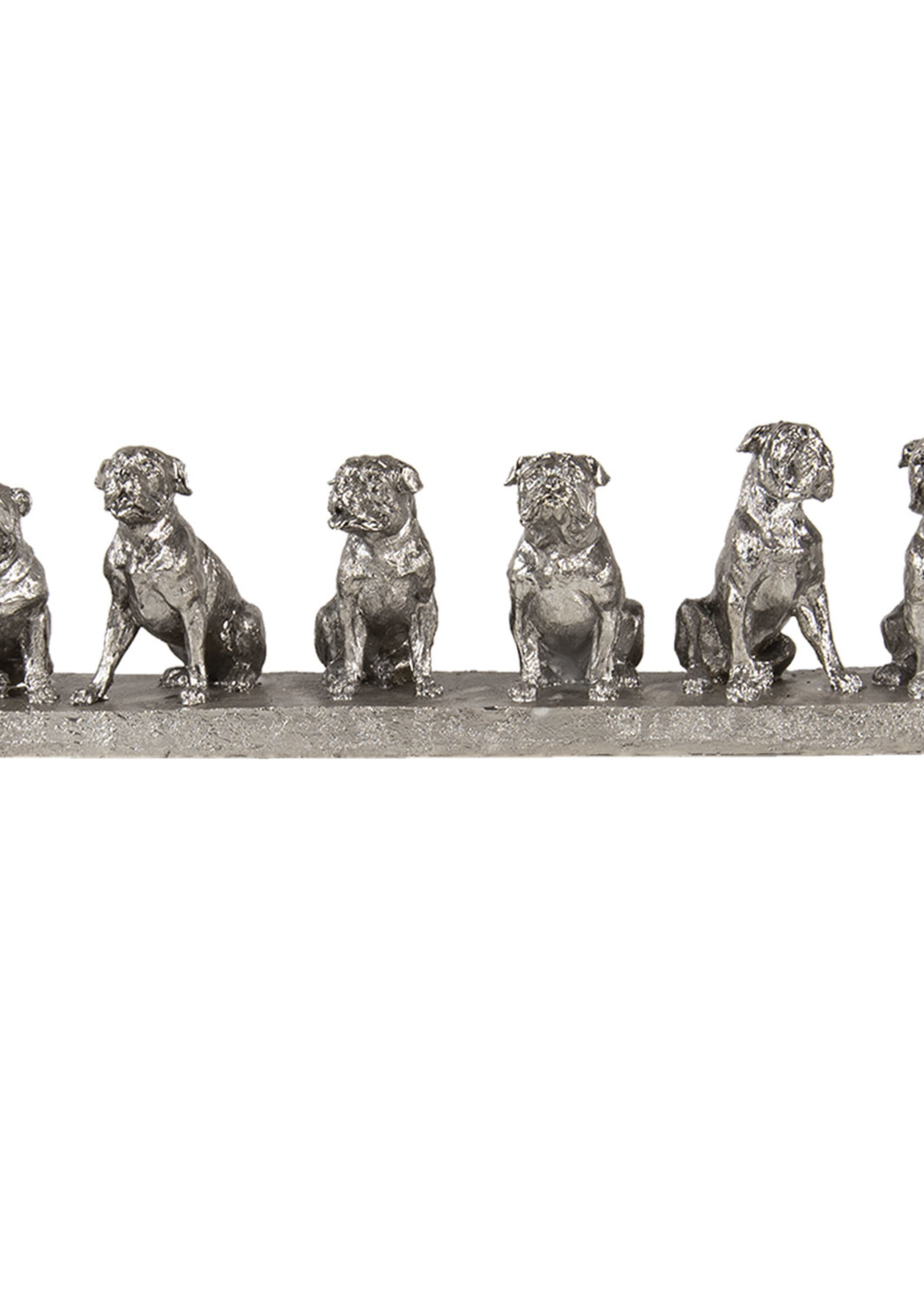 Clayre & Eef Décoration chiens 52*12*14 cm 6PR3379