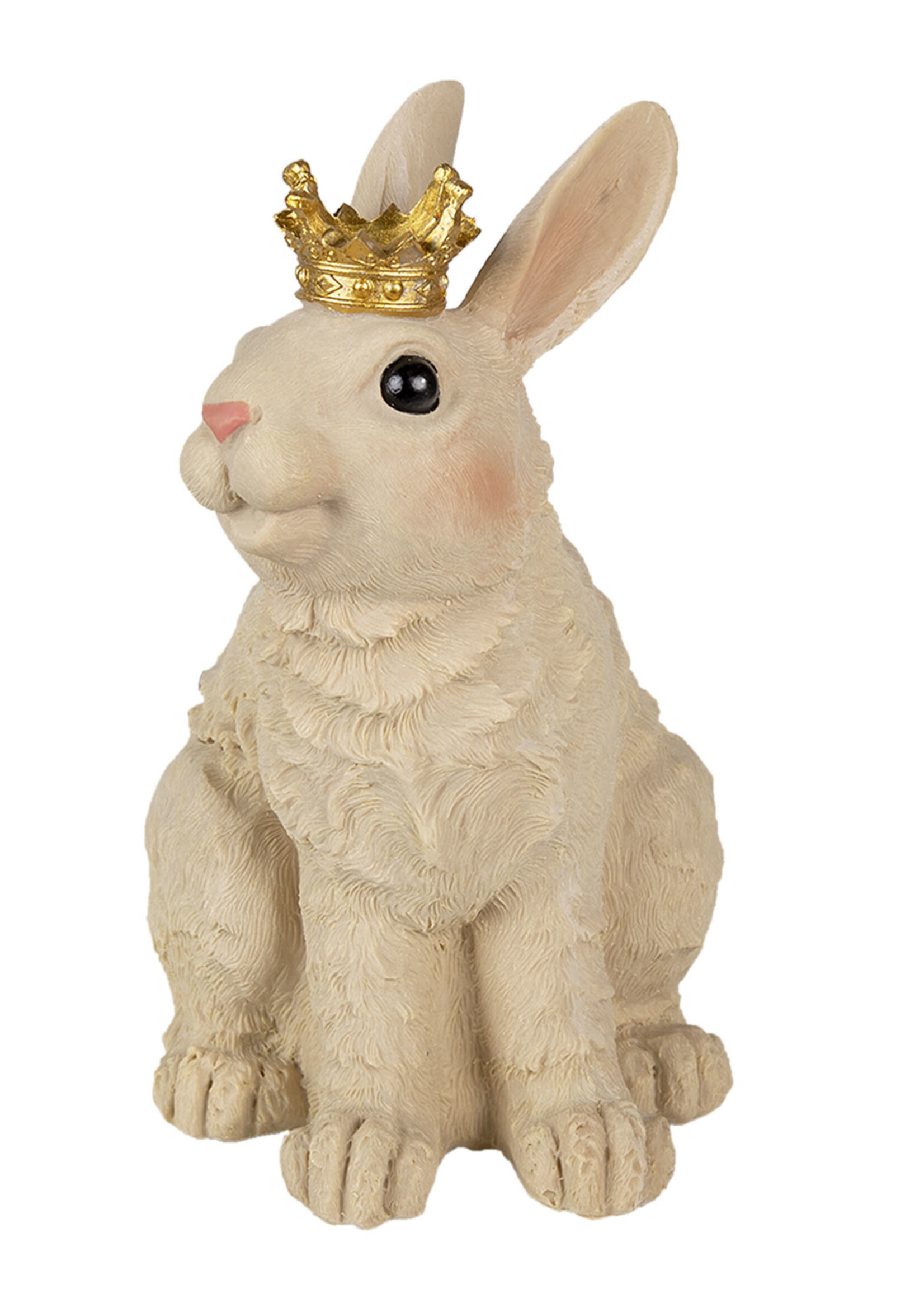 Clayre & Eef Decoratie konijn 16*13*23 cm 6PR3385