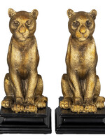 Clayre & Eef Serre-livre tigre (2) 21*14*23 cm 6PR3392