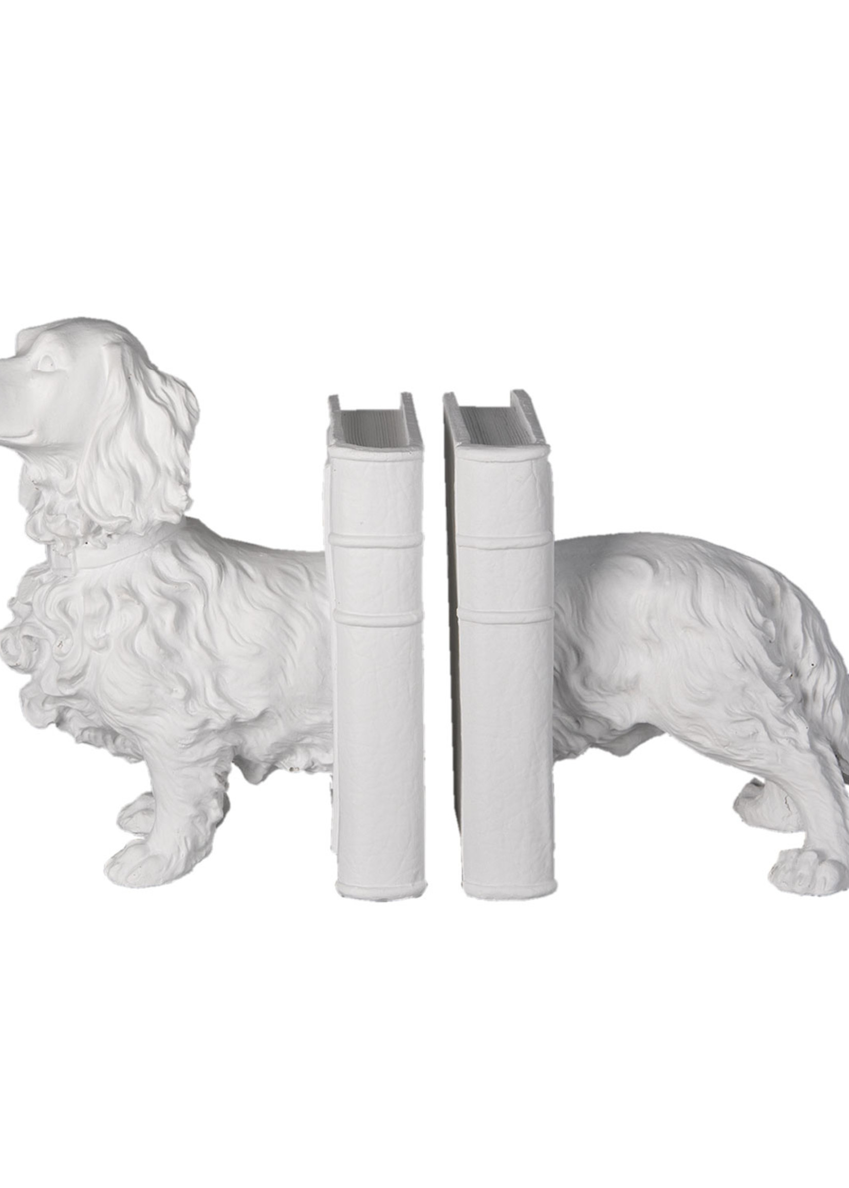 Clayre & Eef Boekensteun (2) hond 28*12*22 cm 6PR3394
