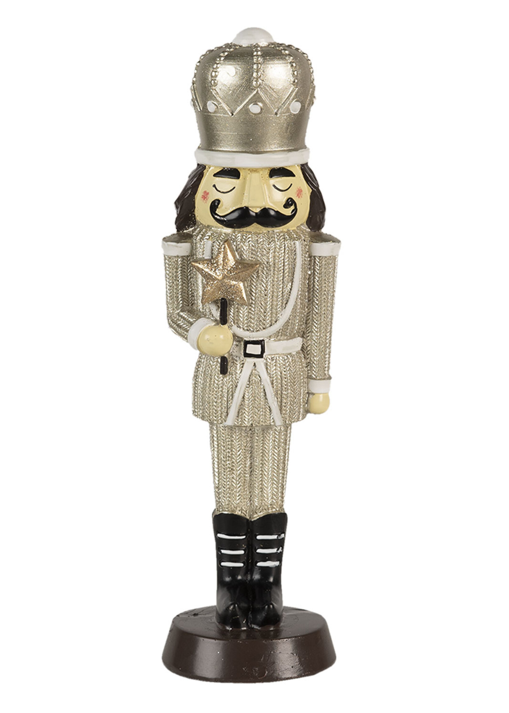 Clayre & Eef Decoratie notenkraker Ø 7*25 cm 6PR3399