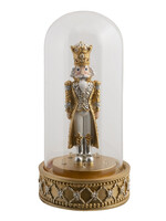 Clayre & Eef Stolp met notenkraker LED Ø 12*24 cm 6PR3416