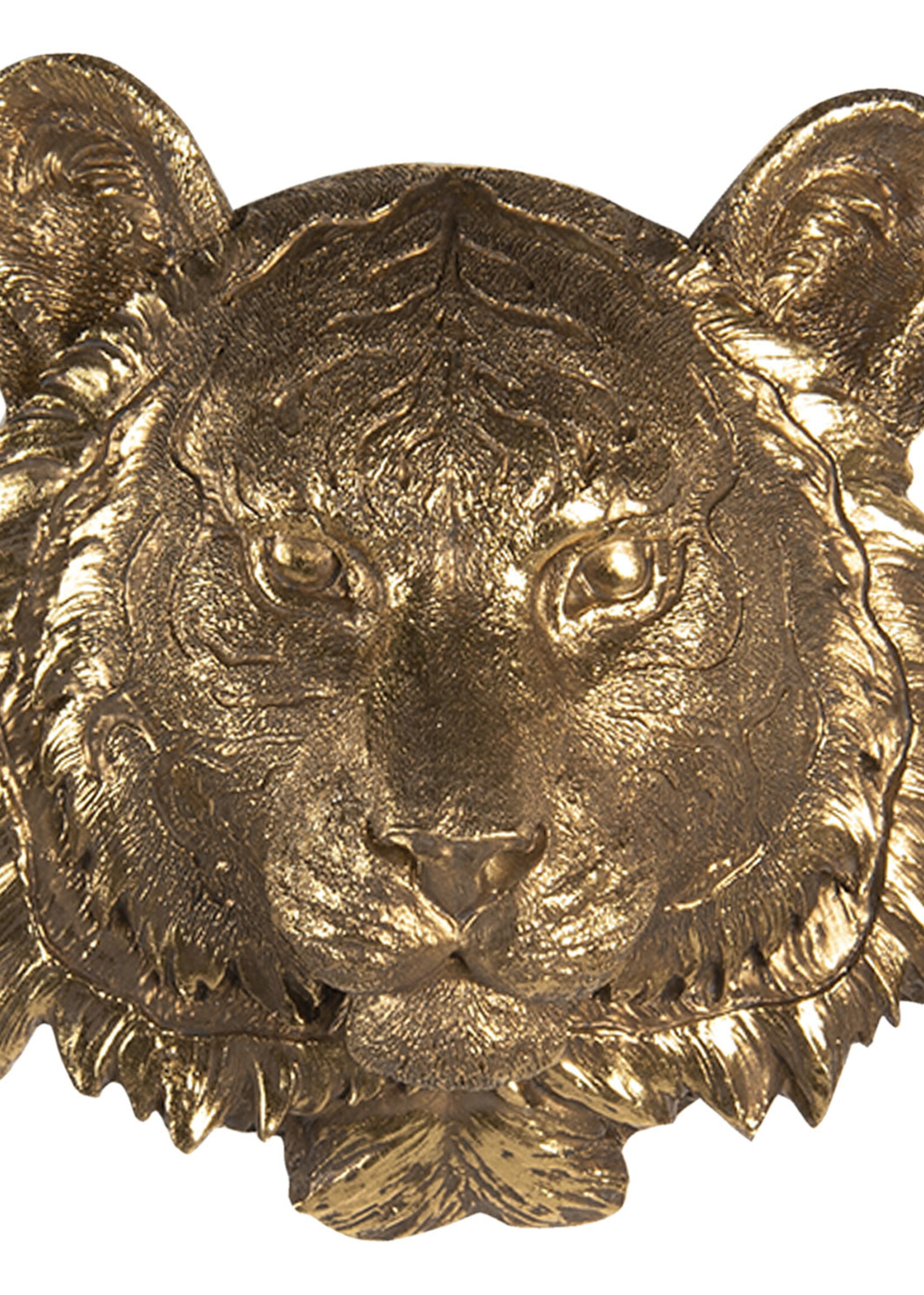 Clayre & Eef Wanddecoratie leeuw 17*8*19 cm 6PR3425