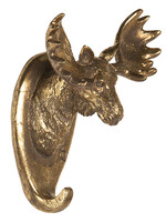 Clayre & Eef Décoration crochet élan 10*7*13 cm 6PR3427