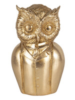 Clayre & Eef Decoratie uil 9*8*15 cm 6PR3448