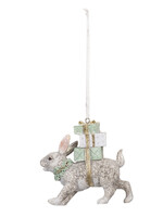 Clayre & Eef Décoration pendentif lapin 9*3*9 cm 6PR3465