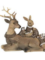 Clayre & Eef Decoratie dieren 20*11*16 cm 6PR3478