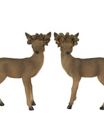 Clayre & Eef Decoratie rendieren (2)15*8*18 cm 6PR3482