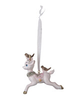 Clayre & Eef Décoration renne pendentif 8*3*8 cm 6PR3484