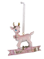 Clayre & Eef Décoration renne pendentif 9*3*9 cm 6PR3485