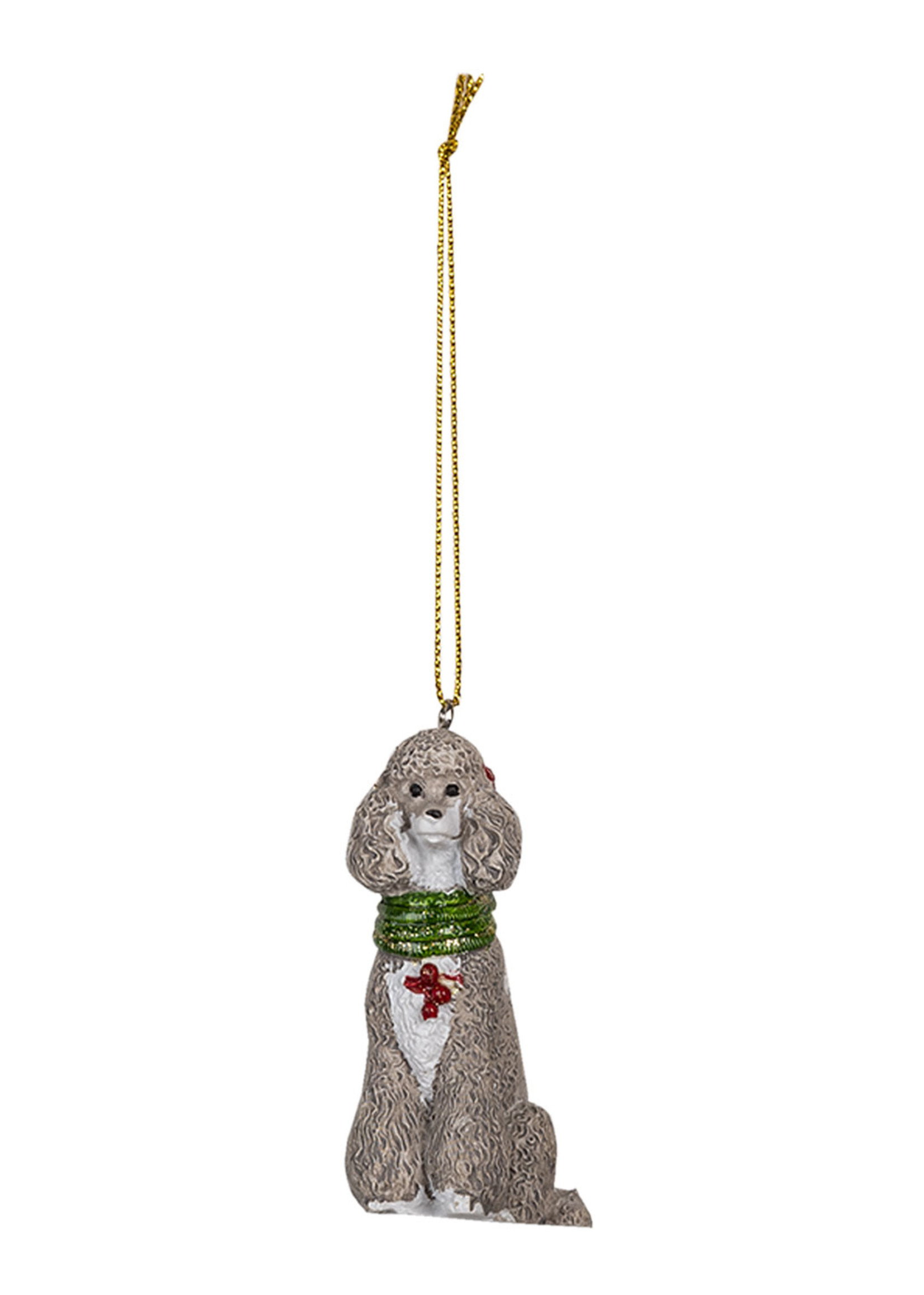 Clayre & Eef Décoration chien pendentif 5*3*8 cm 6PR3490