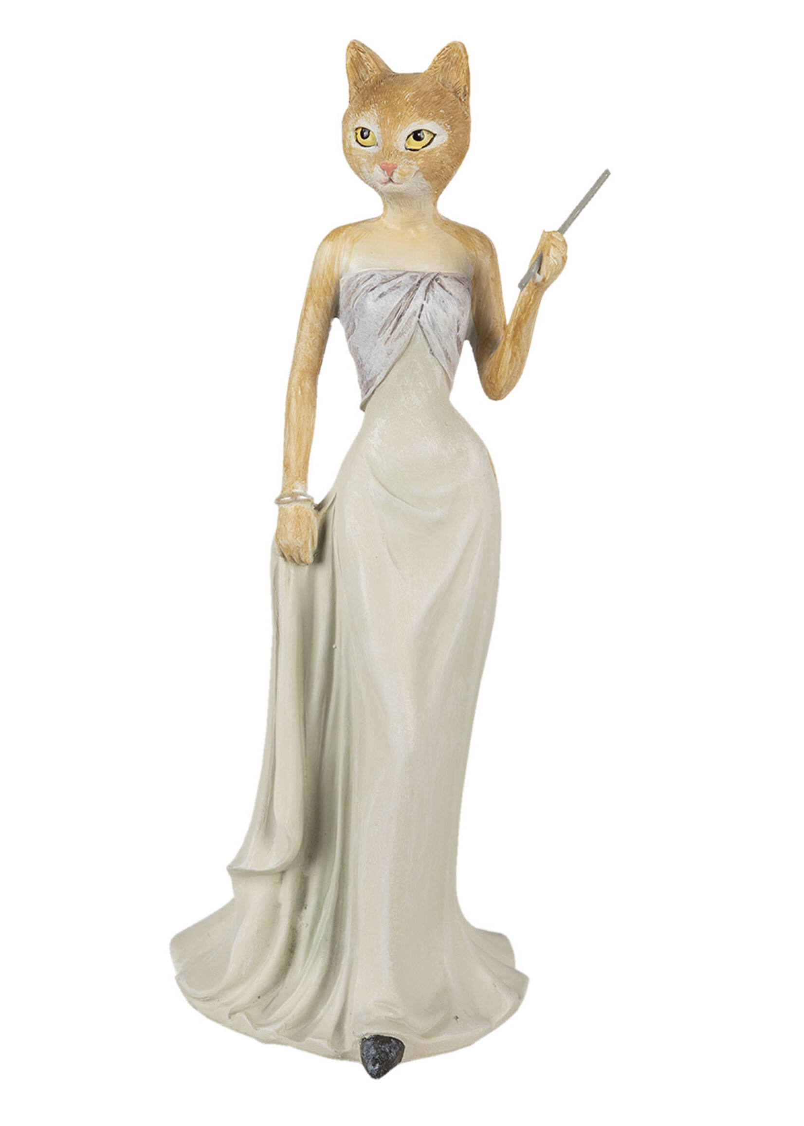 Clayre & Eef Décoration chat 12*8*23 cm 6PR3499