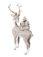 Clayre & Eef Decoratie hert 15*9*26 cm 6PR4606