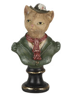 Clayre & Eef Decoratie kat 10*6*16 cm 6PR4617