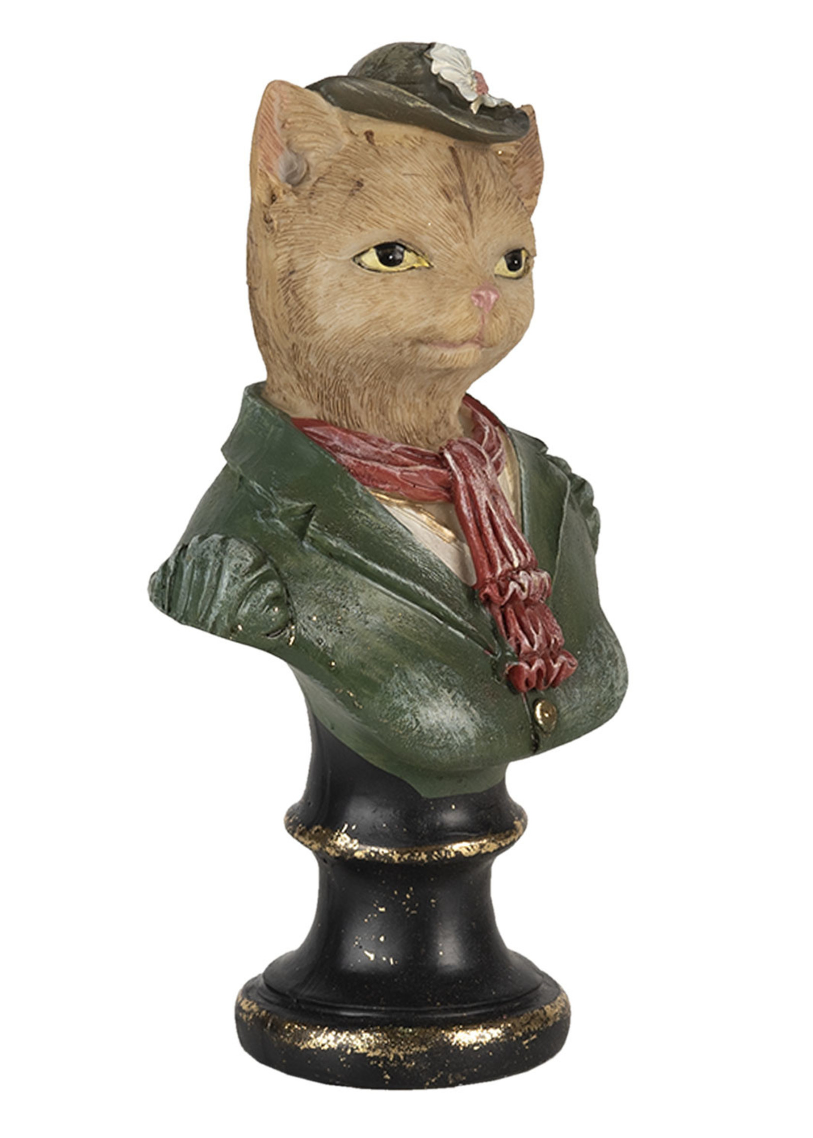 Clayre & Eef Decoratie kat 10*6*16 cm 6PR4617