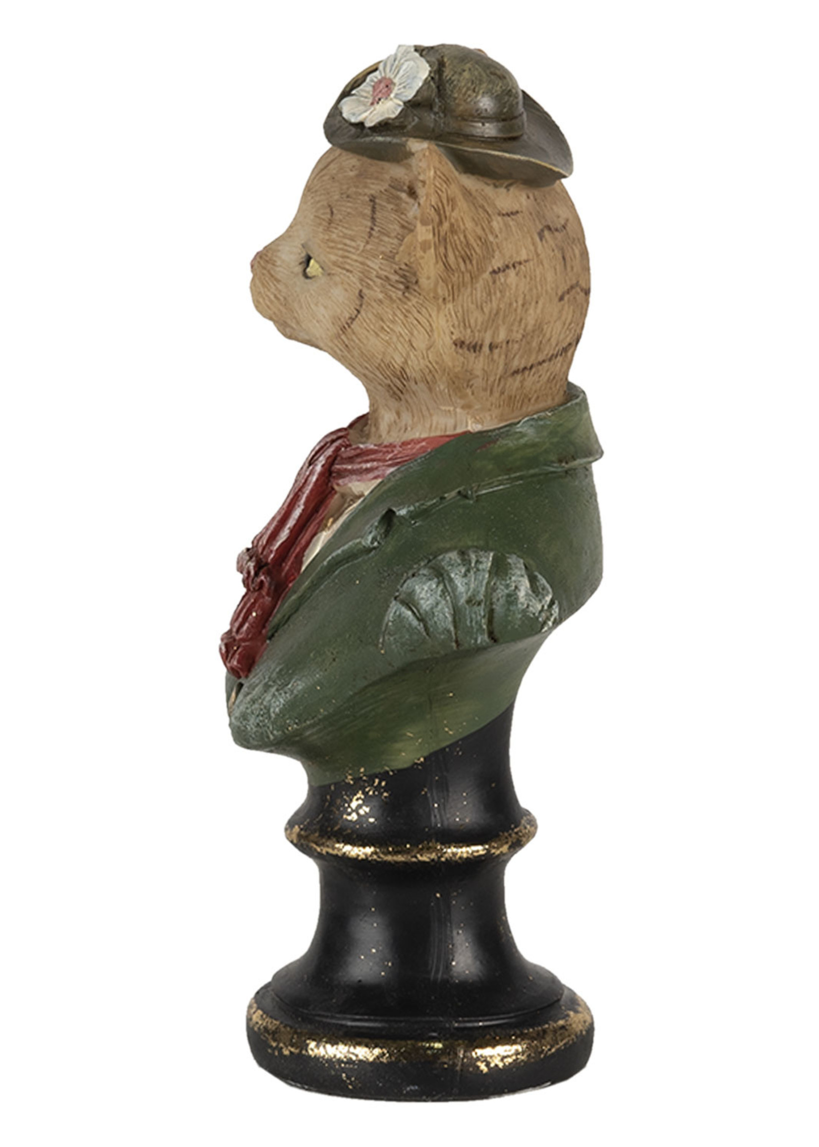 Clayre & Eef Décoration chat 10*6*16 cm 6PR4617