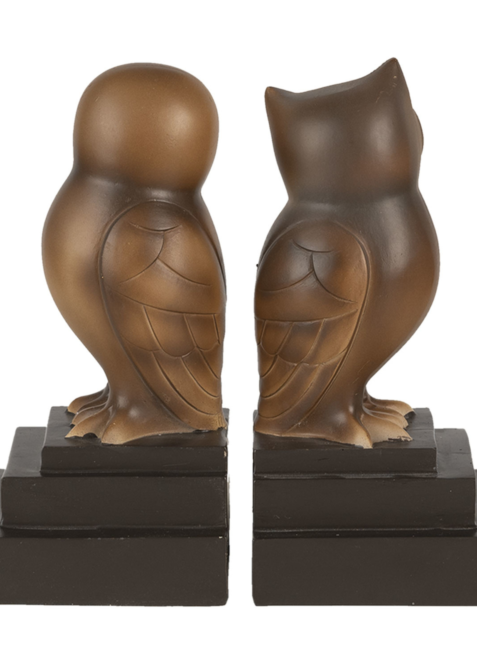 Clayre & Eef Serre-livres (2) hiboux 19*10*18 cm 6PR4625