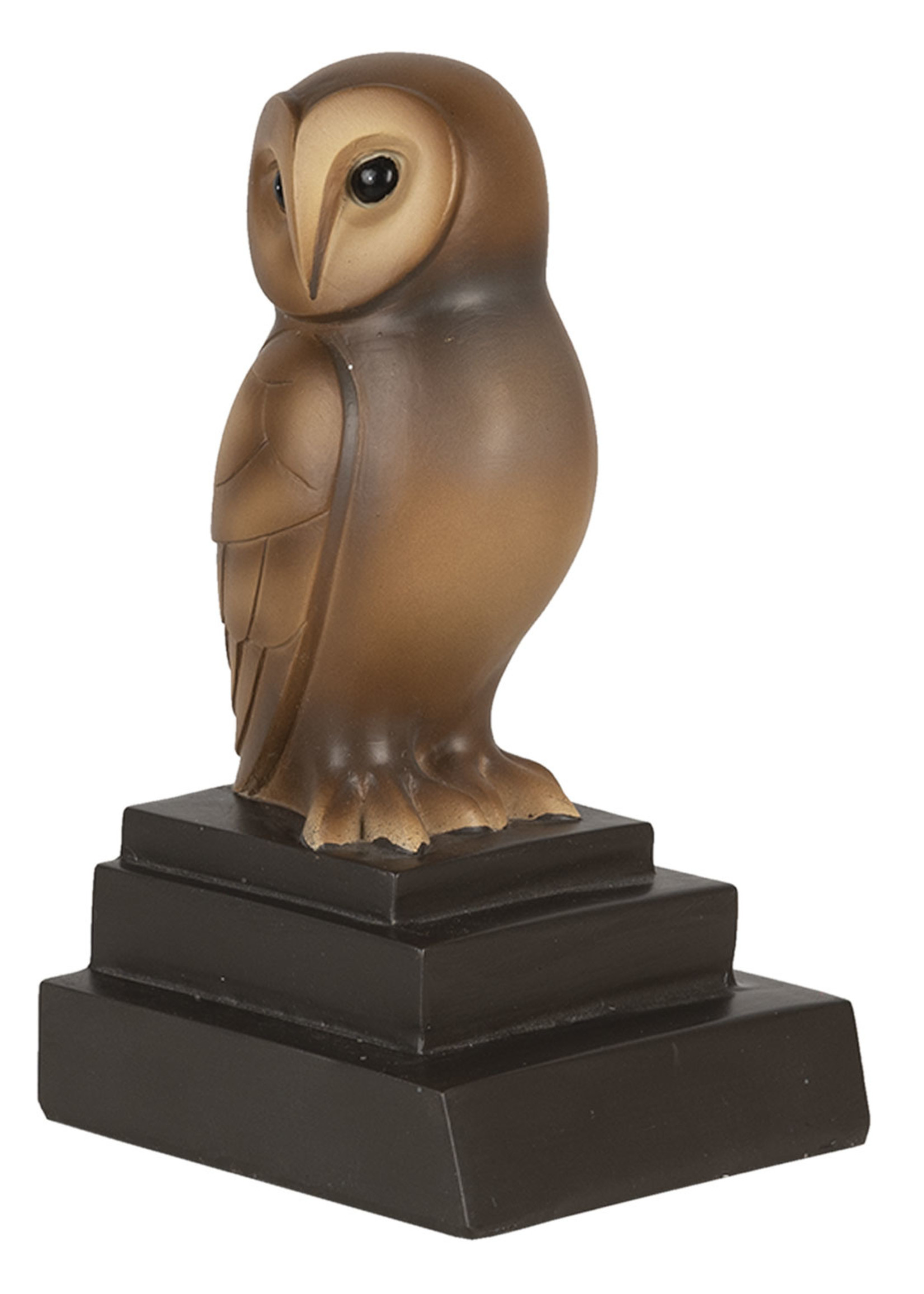 Clayre & Eef Boekensteun (2) uilen 19*10*18 cm 6PR4625