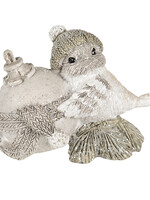 Clayre & Eef Decoratie vogel 9*6*6 cm 6PR4626
