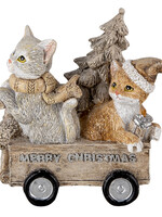 Clayre & Eef Decoratie hond en kat 11*6*11 cm 6PR4635