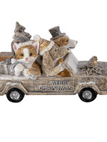 Clayre & Eef Decoratie dieren in auto 15*7*9 cm 6PR4638