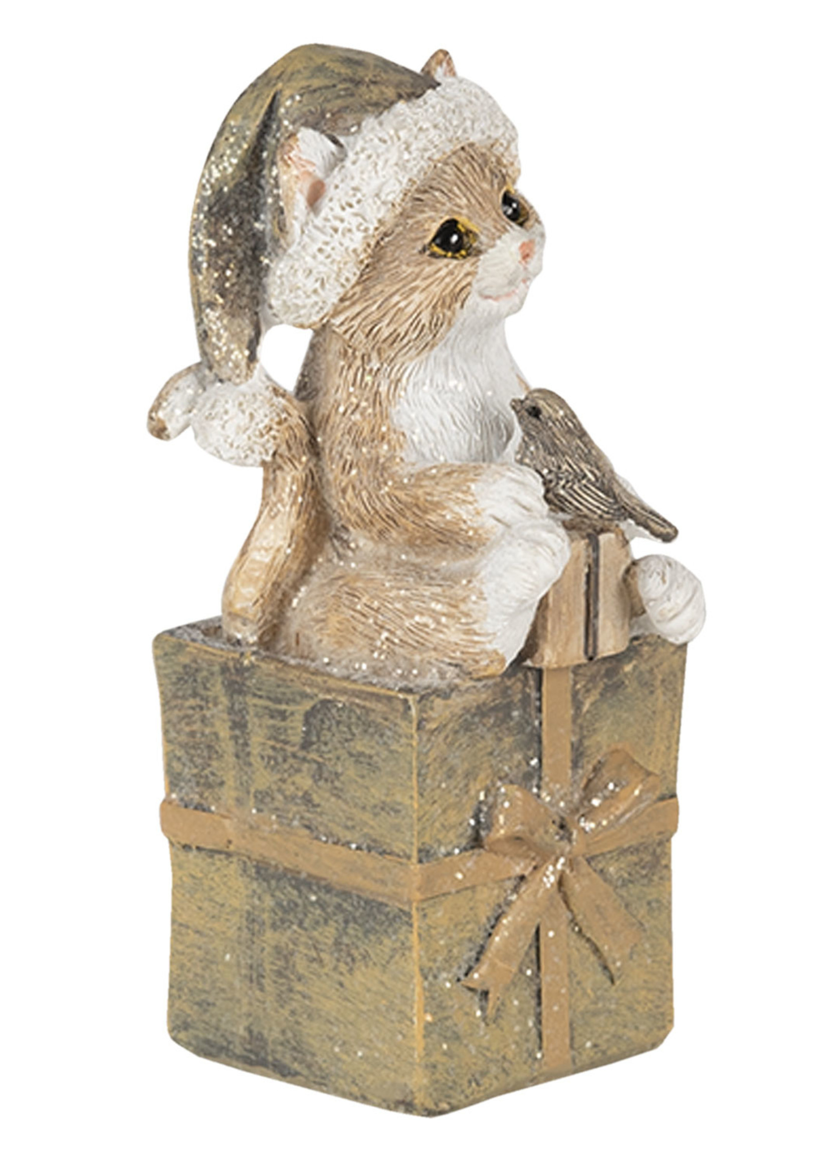 Clayre & Eef Décoration chat 5*4*10 cm 6PR4643