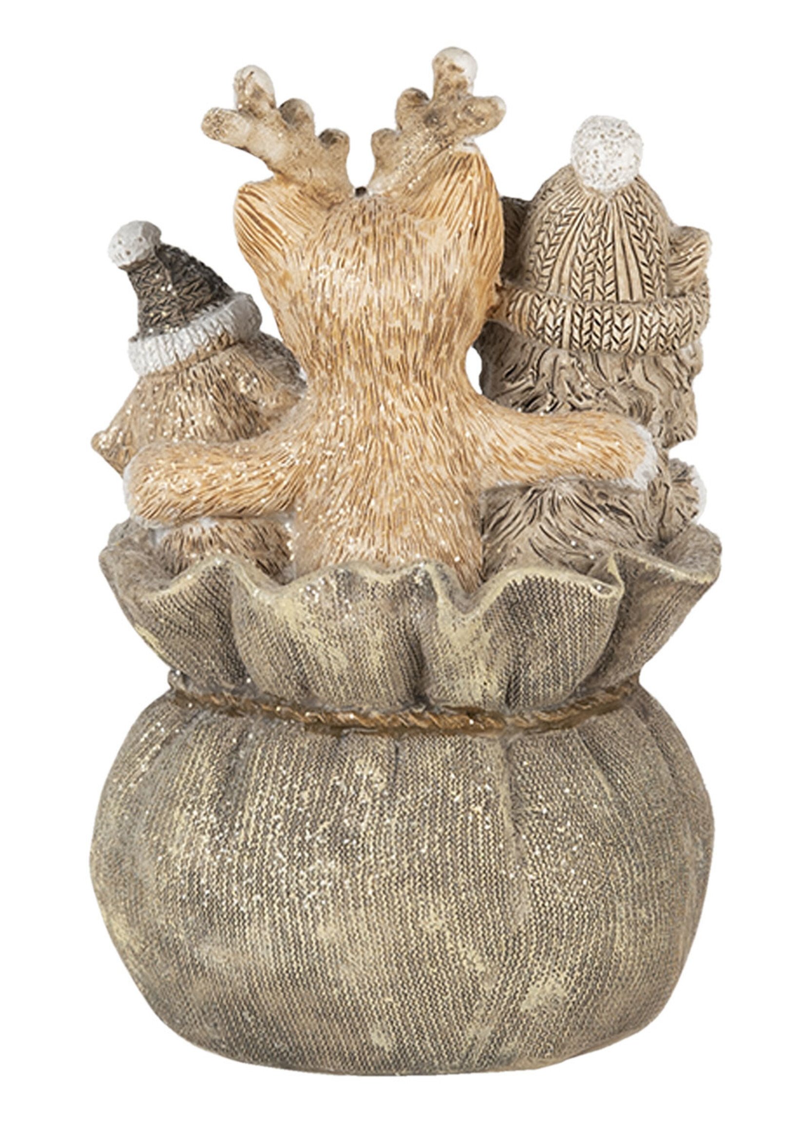 Clayre & Eef Décoration animaux 8*7*12 cm 6PR4644