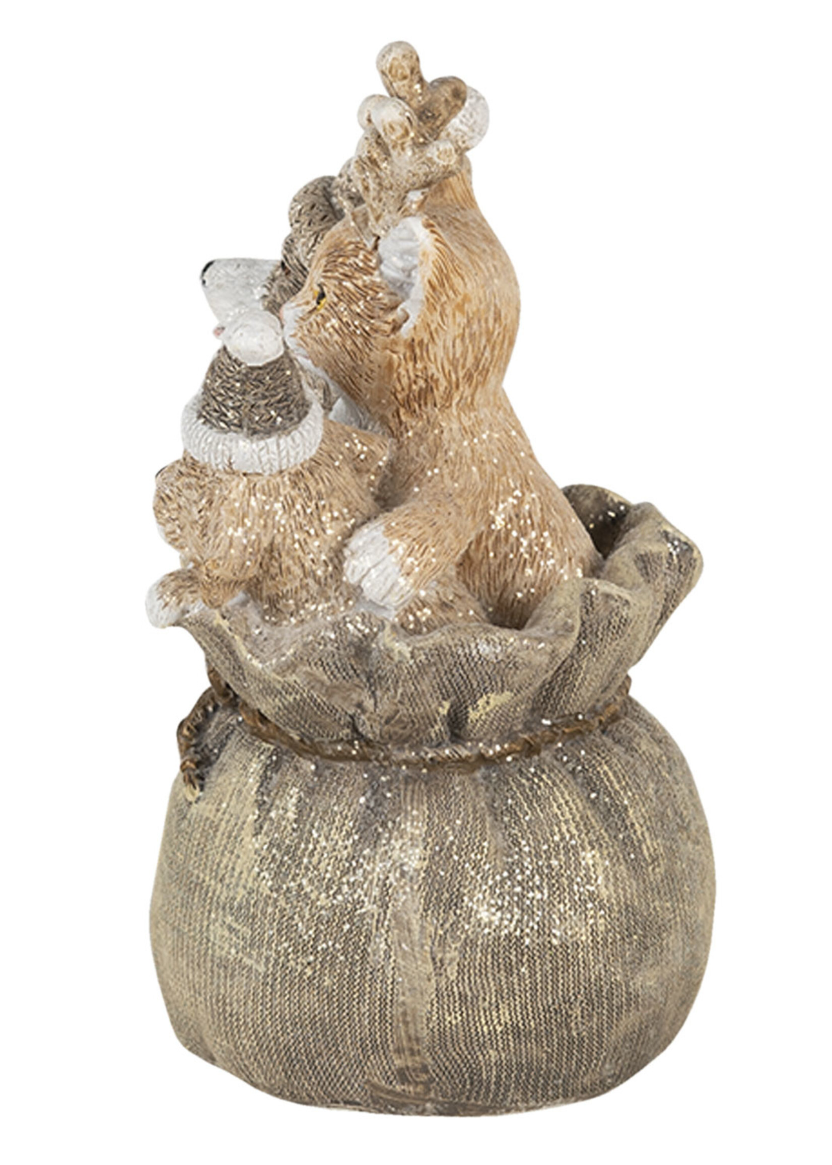 Clayre & Eef Décoration animaux 8*7*12 cm 6PR4644