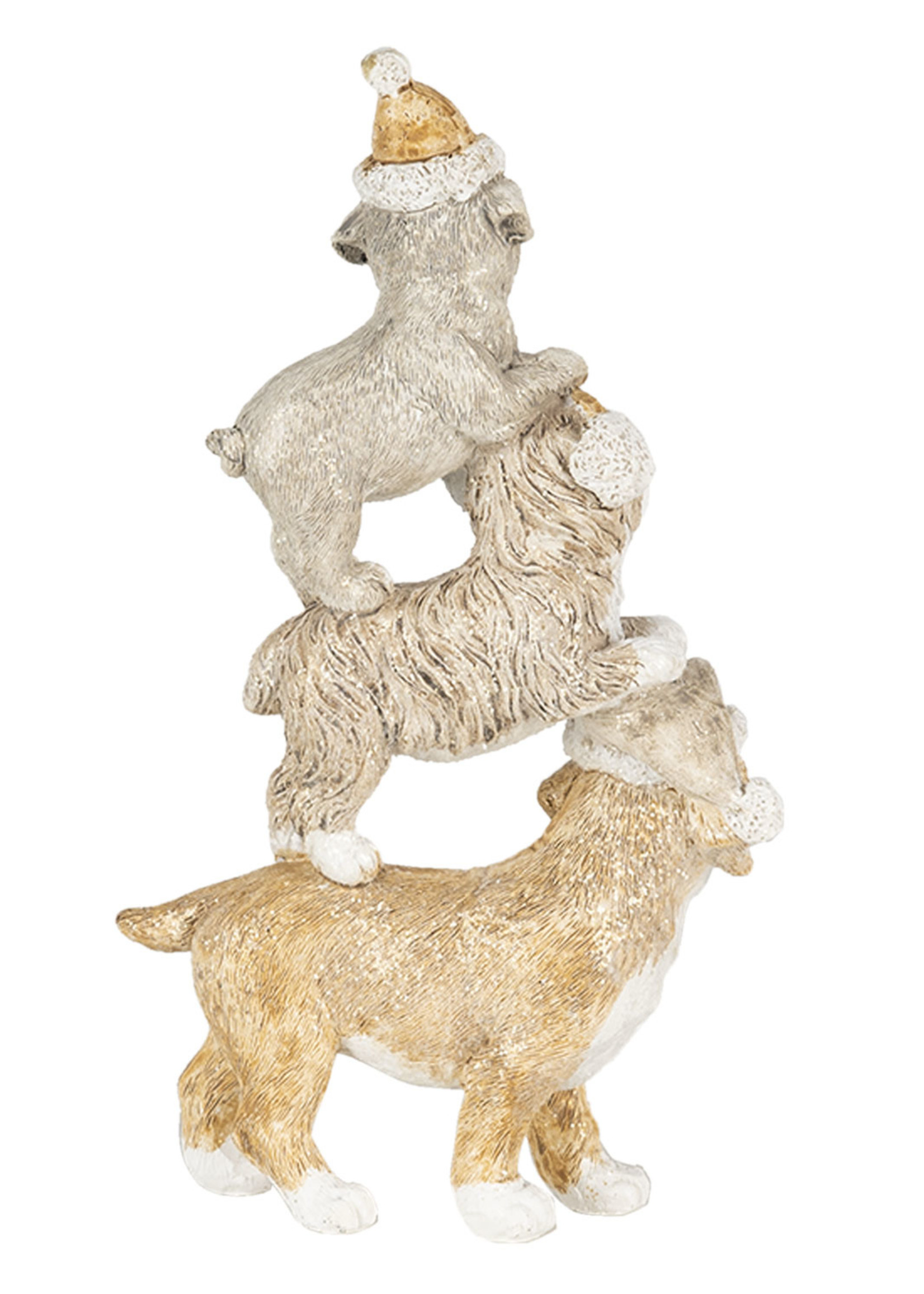 Clayre & Eef Decoratie honden 10*4*18 cm 6PR4646