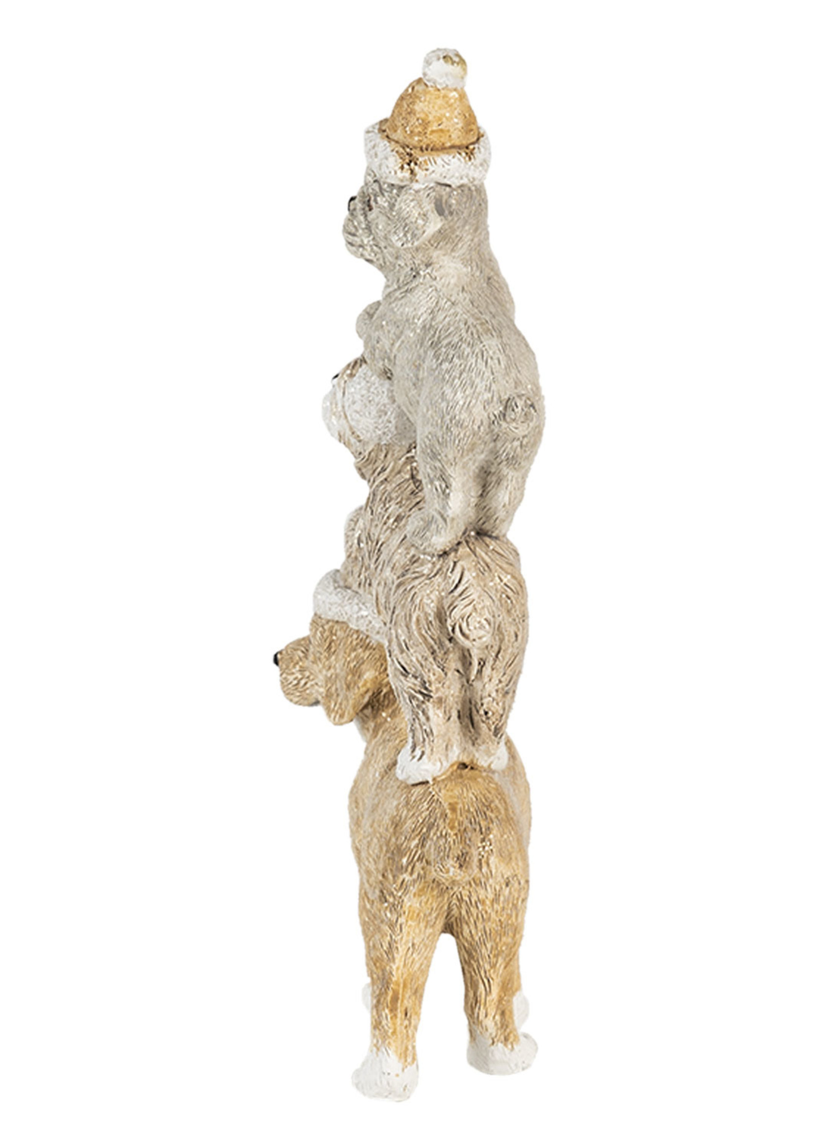 Clayre & Eef Decoratie honden 10*4*18 cm 6PR4646