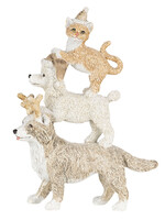 Clayre & Eef Décoration animaux 12*4*17  cm 6PR4647