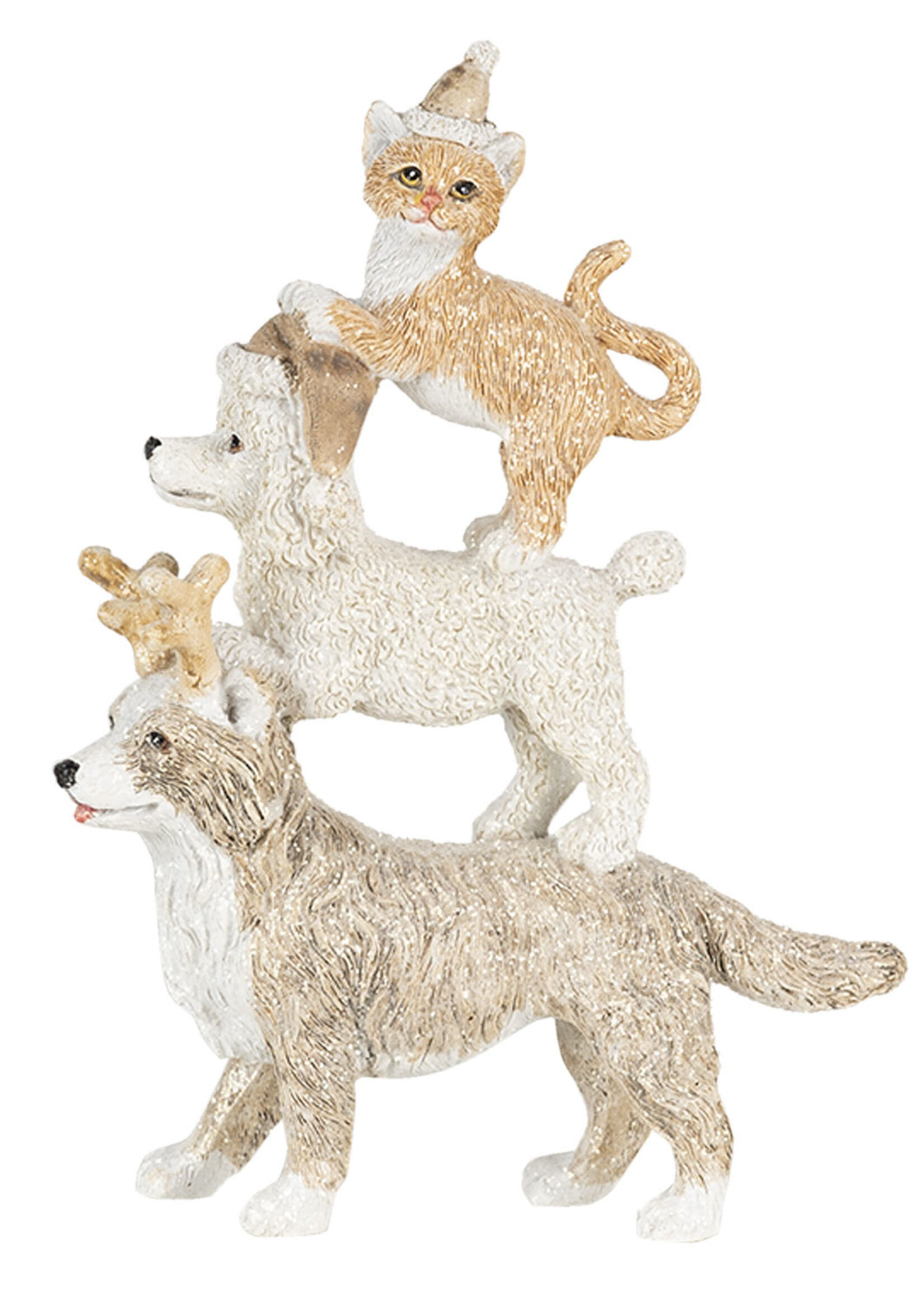 Clayre & Eef Decoratie dieren 12*4*17  cm 6PR4647