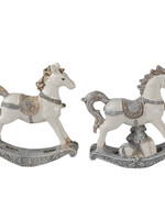 Clayre & Eef Decoratie hobbelpaard (2) 7*2*8 cm 6PR4659