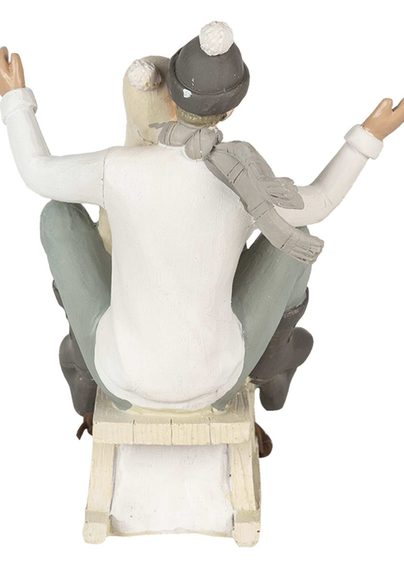 Clayre & Eef Duo de traîneau 19*14*17 cm 6PR4660