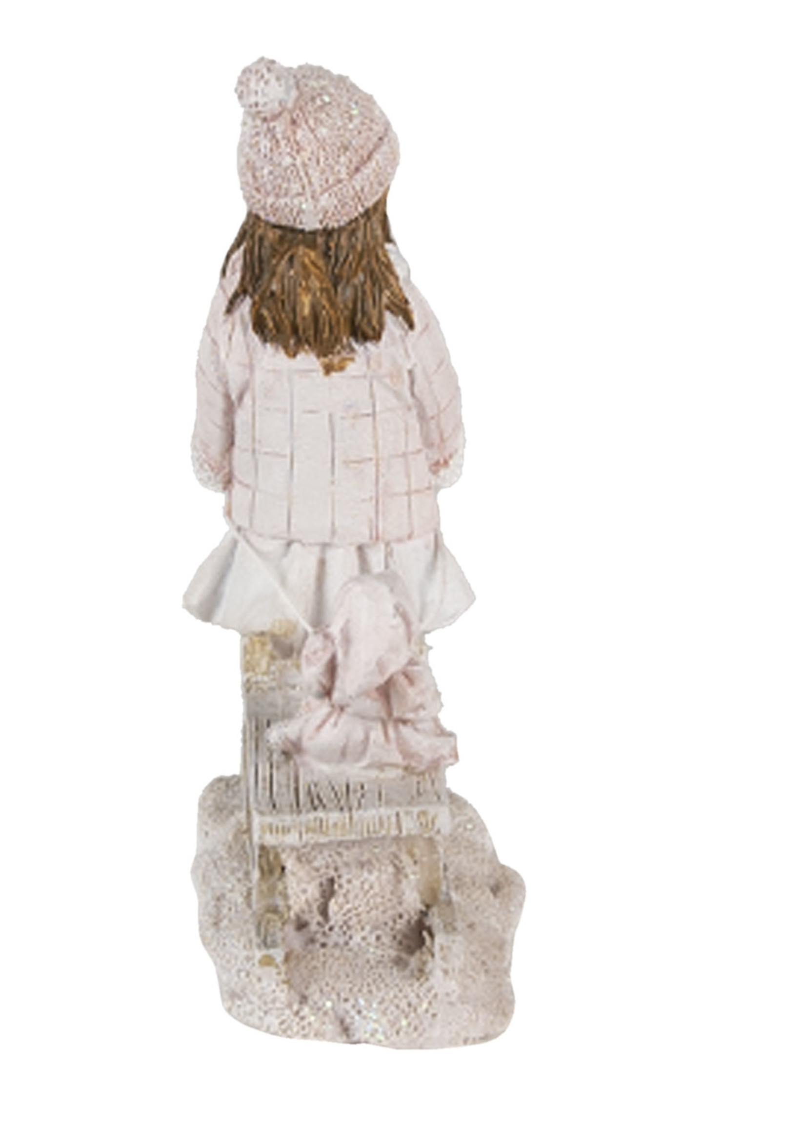 Clayre & Eef Décoration enfant avec traîneau 11*4*11 cm 6PR4666