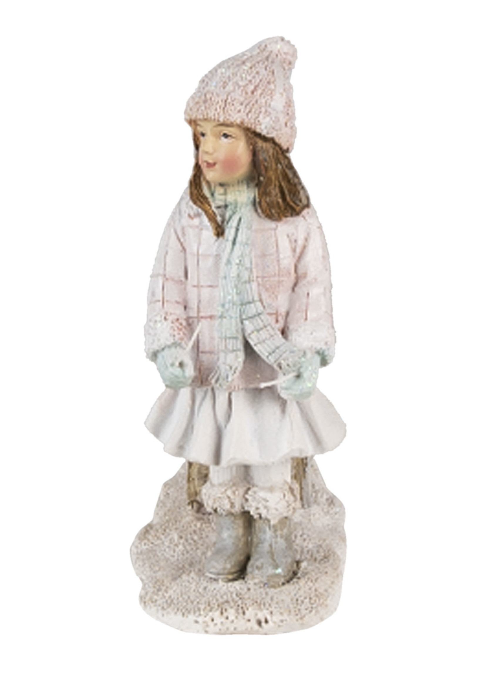 Clayre & Eef Décoration enfant avec traîneau 11*4*11 cm 6PR4666