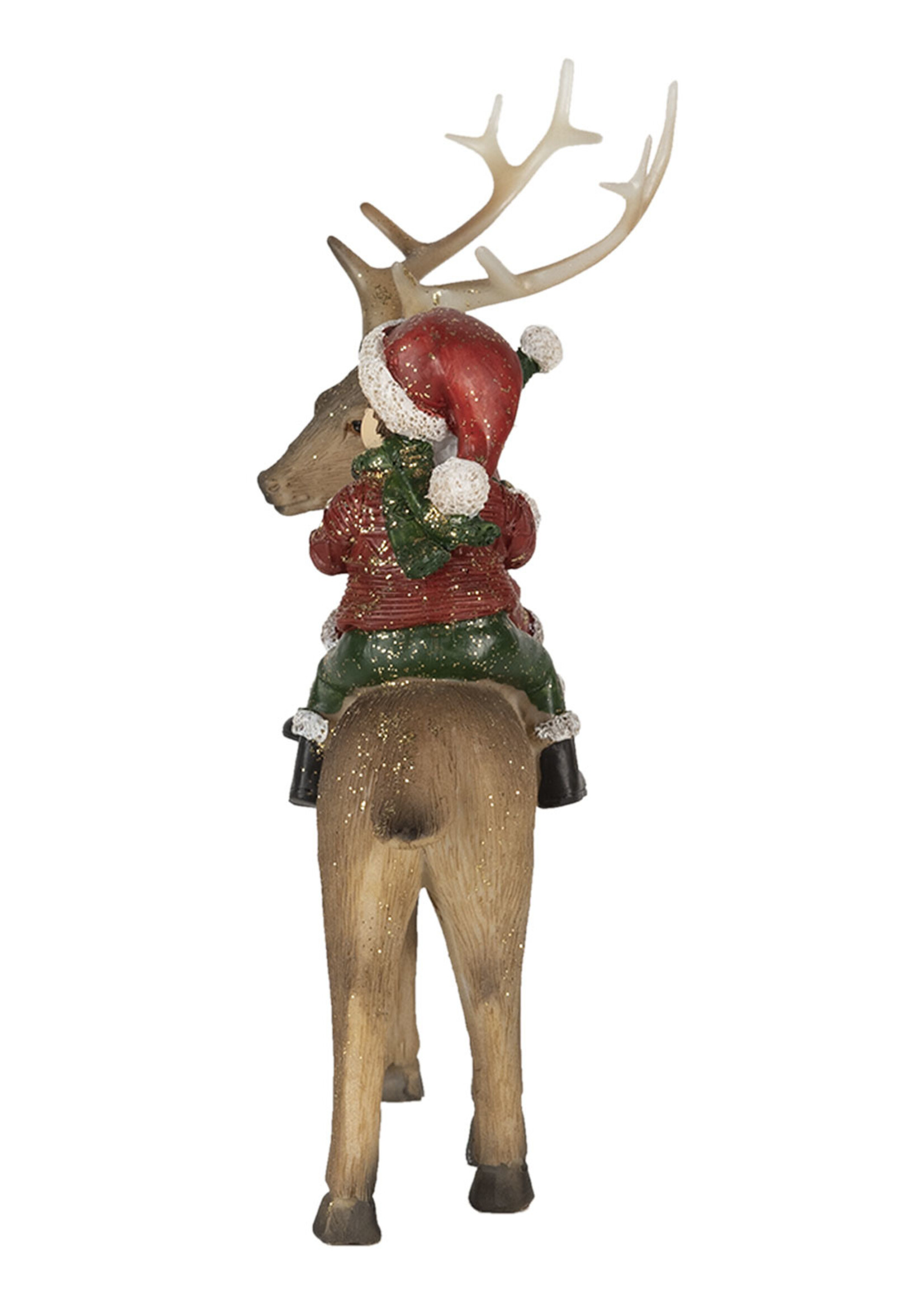 Clayre & Eef Decoratie kinderen met rendier 17*7*20 cm 6PR4673