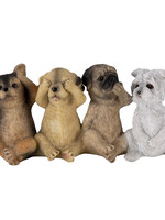 Clayre & Eef Decoratie honden 19*6*9 cm 6PR4678