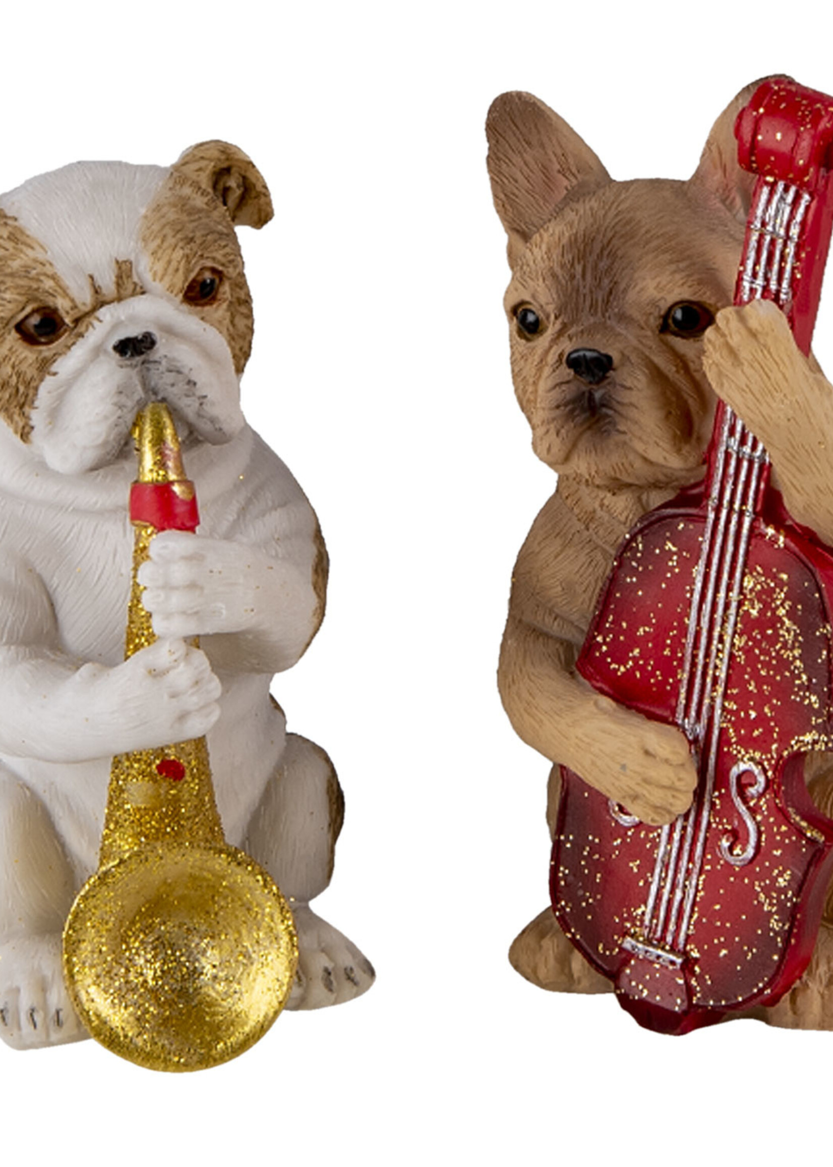 Clayre & Eef Decoratie honden (3) 14*6*10 cm 6PR4684