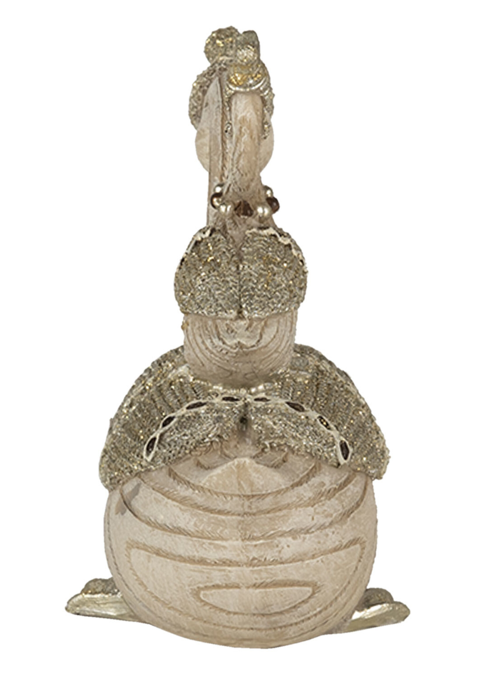 Clayre & Eef Décoration cygnes 11*6*10 cm 6PR4687