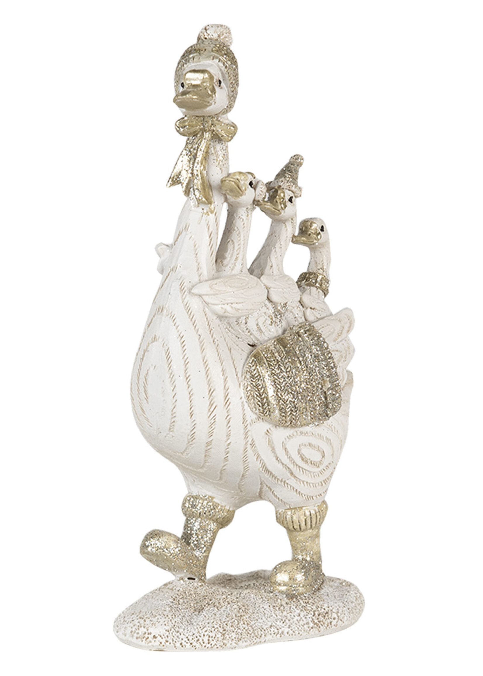 Clayre & Eef Decoratie ganzen 10*5*18 cm 6PR4689