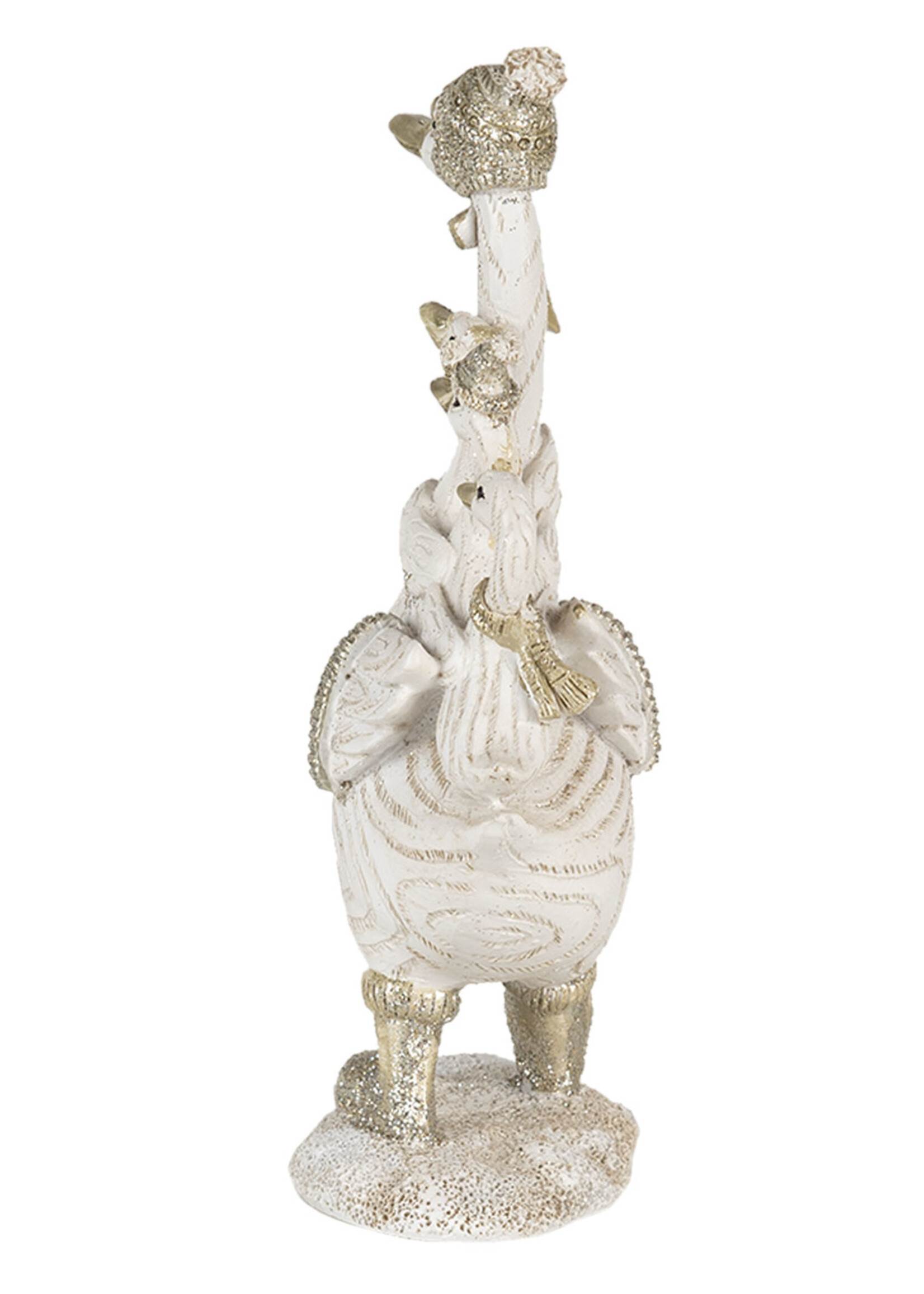 Clayre & Eef Décoration oies 10*5*18 cm 6PR4689