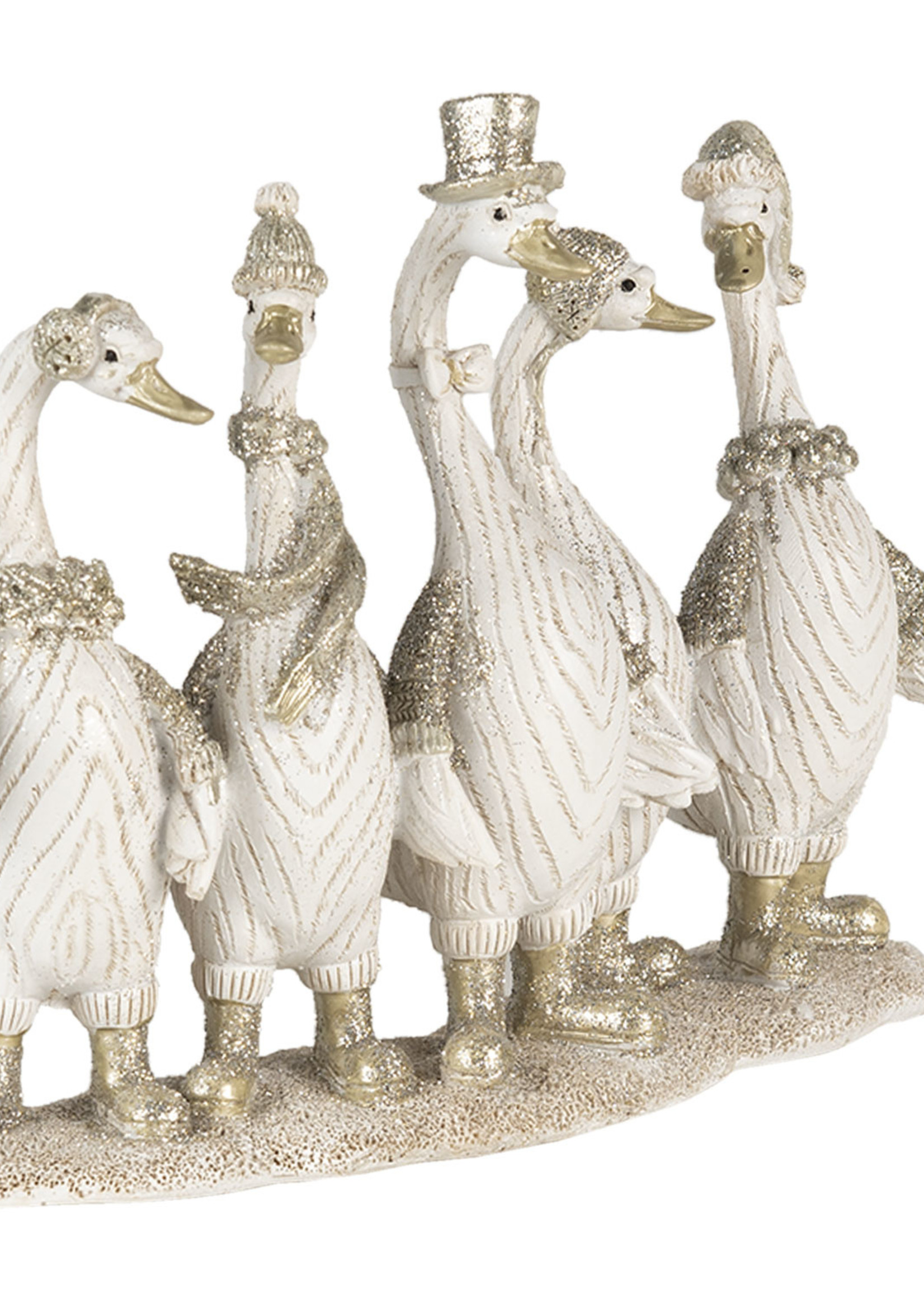 Clayre & Eef Decoratie ganzen 27*7*18 cm 6PR4690