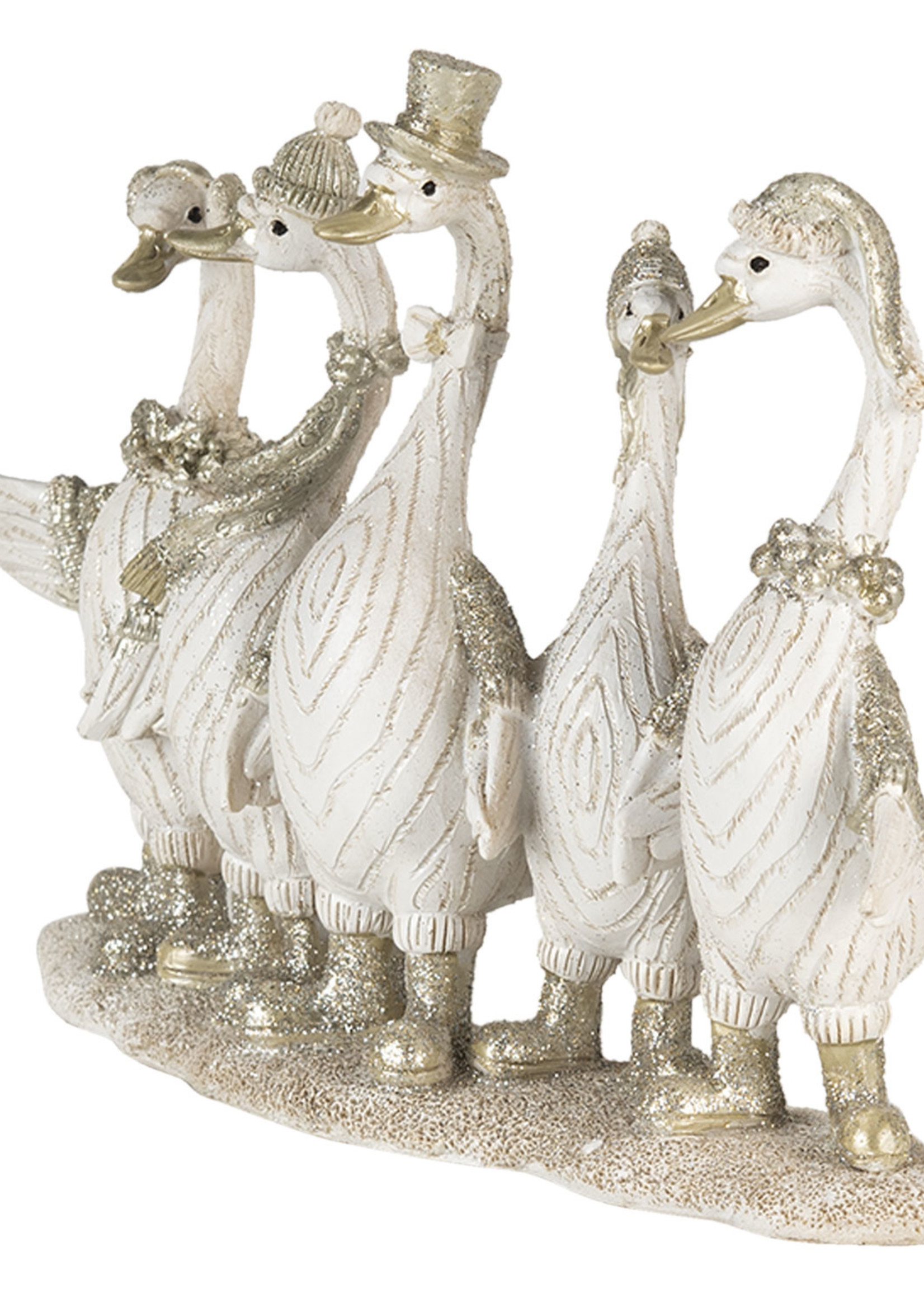 Clayre & Eef Decoratie ganzen 27*7*18 cm 6PR4690